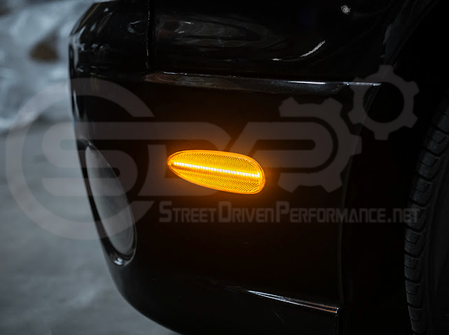 2004-2006 Pontiac GTO | Front Clear / Red / or Black Lens Amber Light LED Side Markers Pair