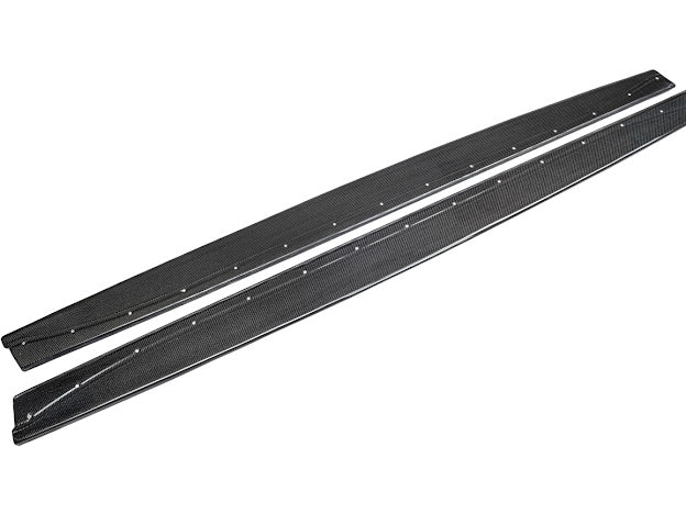 2015-2020 BMW F82 / F83 M4 | M-PERFORMANCE EXTENDED STYLE CARBON FIBER SIDE SKIRTS ROCKER PANELS GROUND EFFECTS