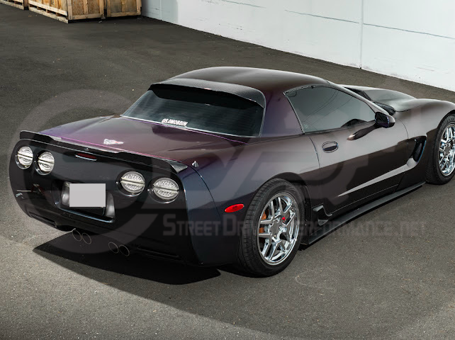 1997-2004 Corvette C5 Z06 Coupe | SDP Performance CARBON FIBER Rear Window Top Roof Wing Spoiler