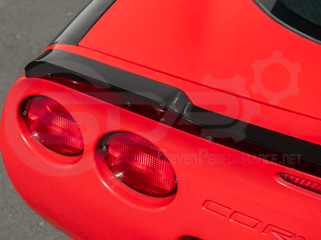 1997-2004 Chevrolet Corvette C5 | ZR1 Extended Style GLOSSY BLACK Rear Trunk Lid Wickerbill Spoiler Wing