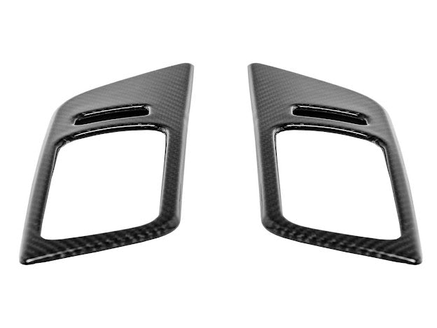 2024-Up Ford Mustang S650 | CARBON FIBER Interior Side Door Handle Panel Cover