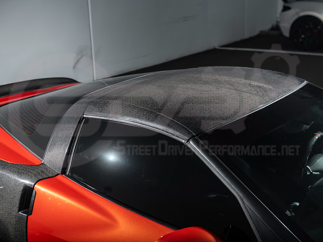 2005-2013 C6 Corvette - Carbon Fiber B-Pillar / Halo Cover