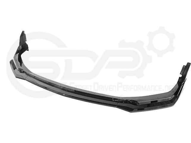 2024-Up Ford Mustang S650 | GTV Style GLOSSY BLACK Add-On Front Lip Splitter Ground Effects