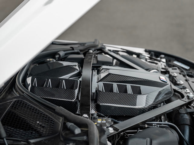 2023-UP BMW G87 M2 | Factory Style Carbon Fiber Front Engine Cover Replacement