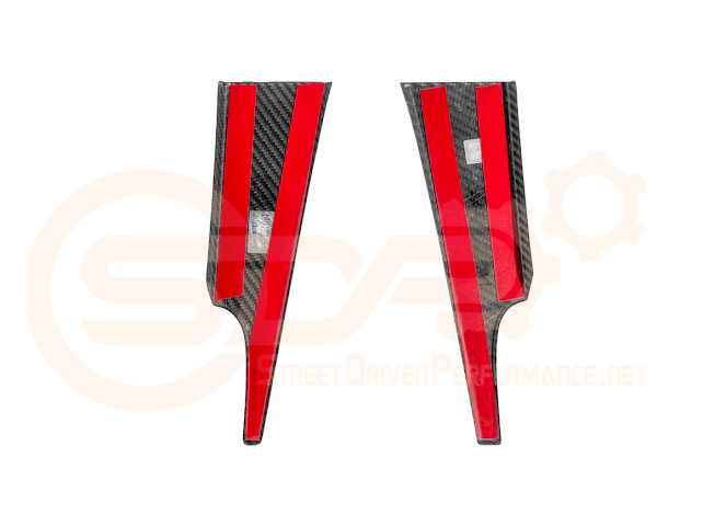 2015-2023 FORD MUSTANG S550 | CARBON FIBER  DASHBOARD LOWER TRIM COVER PAIR