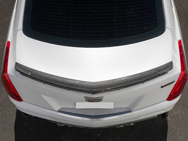 2016-2019 ATS-V COUPE  | Wickerbill Trunk Spoiler Wing Carbon Fiber
