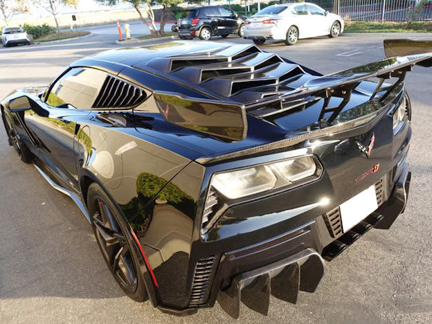*BLEMISHED-DISCOUNTED* 2019 CHEVROLET CORVETTE C7 ZR1 CARBON FIBER REAR LID BASE SPOILER / WING