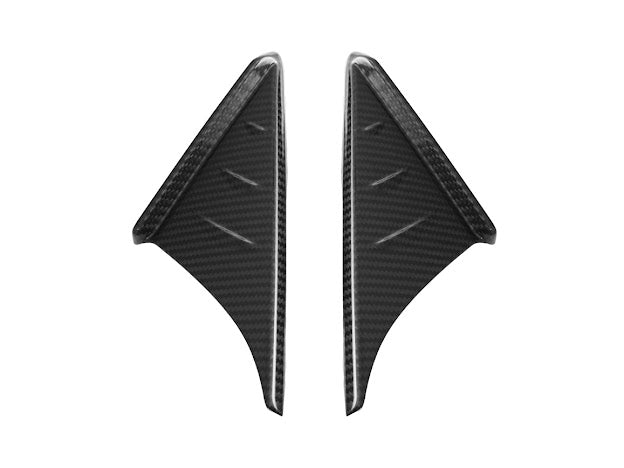 2020-Up Toyota GR Supra A90 A91 | SDP Performance Style CARBON FIBER Anti-Wind Buffeting Vent Cover Deflector (Pair)