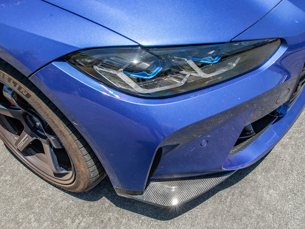 2021-Up BMW G82 / G83 M4 | Factory Extended Style Carbon Fiber Front Lip Splitter Pair Ground Effects