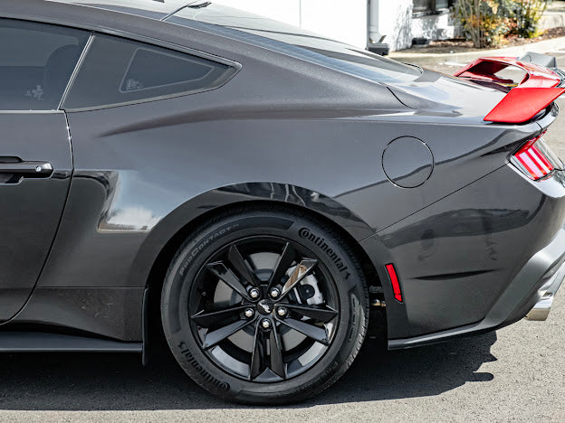 2024-Up Ford Mustang S650 | CARBON FIBER GT Performance Wing Rear Gurney Flap Spoiler *ADD-ON*