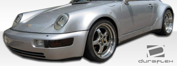 1989-1994 Porsche 964 Duraflex Turbo Look Side Skirts Rocker Panels - 2 Piece