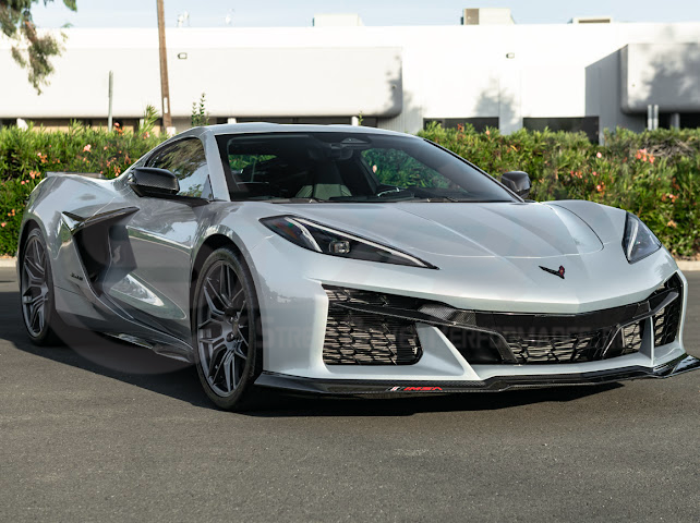 2023+ CHEVROLET CORVETTE C8 Z06 | CARBON FIBER FRONT BUMPER GRILLE INSERT PAIR