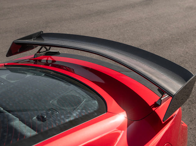 2024-UP MUSTANG S650 | CARBON FIBER GT500 REAR HIGH WING SPOILER