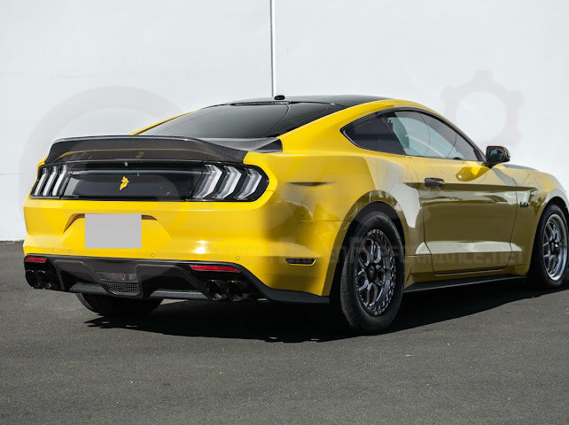 2015-2023 FORD MUSTANG | SUPER SNAKE STYLE REPLACEMENT REAR TRUNK LID WITH INTEGRATED SPOILER
