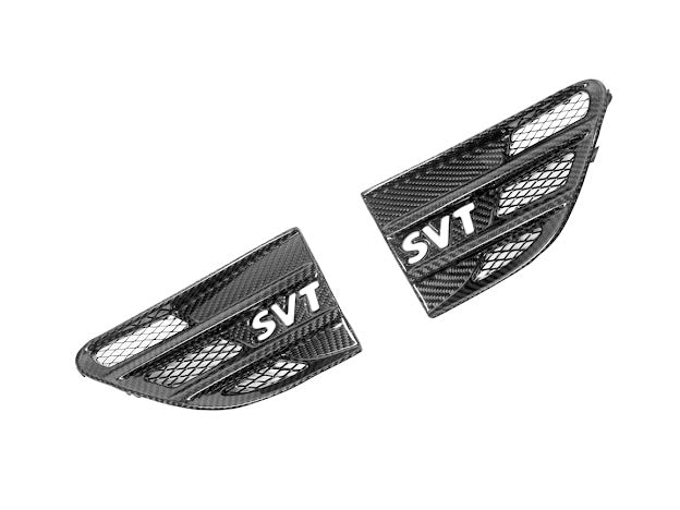 2009-2014 Ford F-150 Raptor SVT | SDP Package Carbon Fiber Side Fender Vents Trim Replacement (Pair)