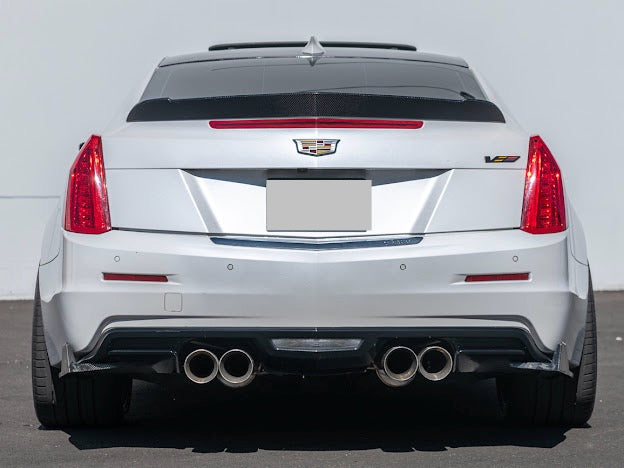 2016-2019 ATS-V COUPE  | Wickerbill Trunk Spoiler Wing Carbon Fiber