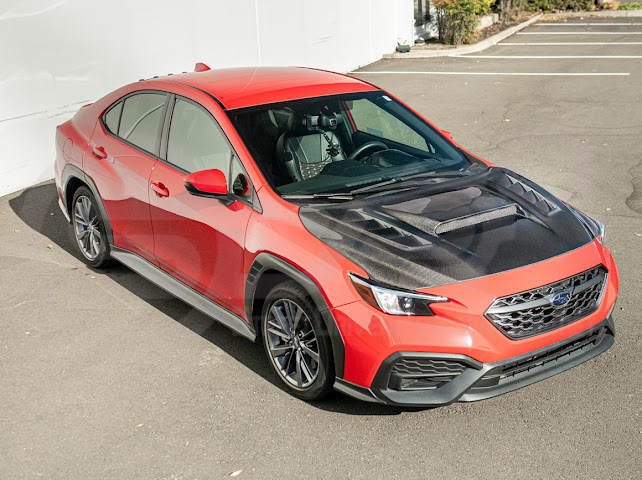 2022-UP SUBARU WRX | JDM VRS STYLE CARBON FIBER FRONT VENTED HOOD