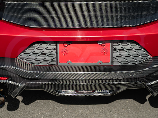 2024-UP FORD MUSTANG S650 | REAR LICENSE PLATE FRAME TRIM COVER