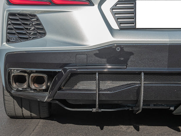 2020+ CORVETTE C8 Z51 REAR LOWER DIFFUSER FINS *ADD-ON*