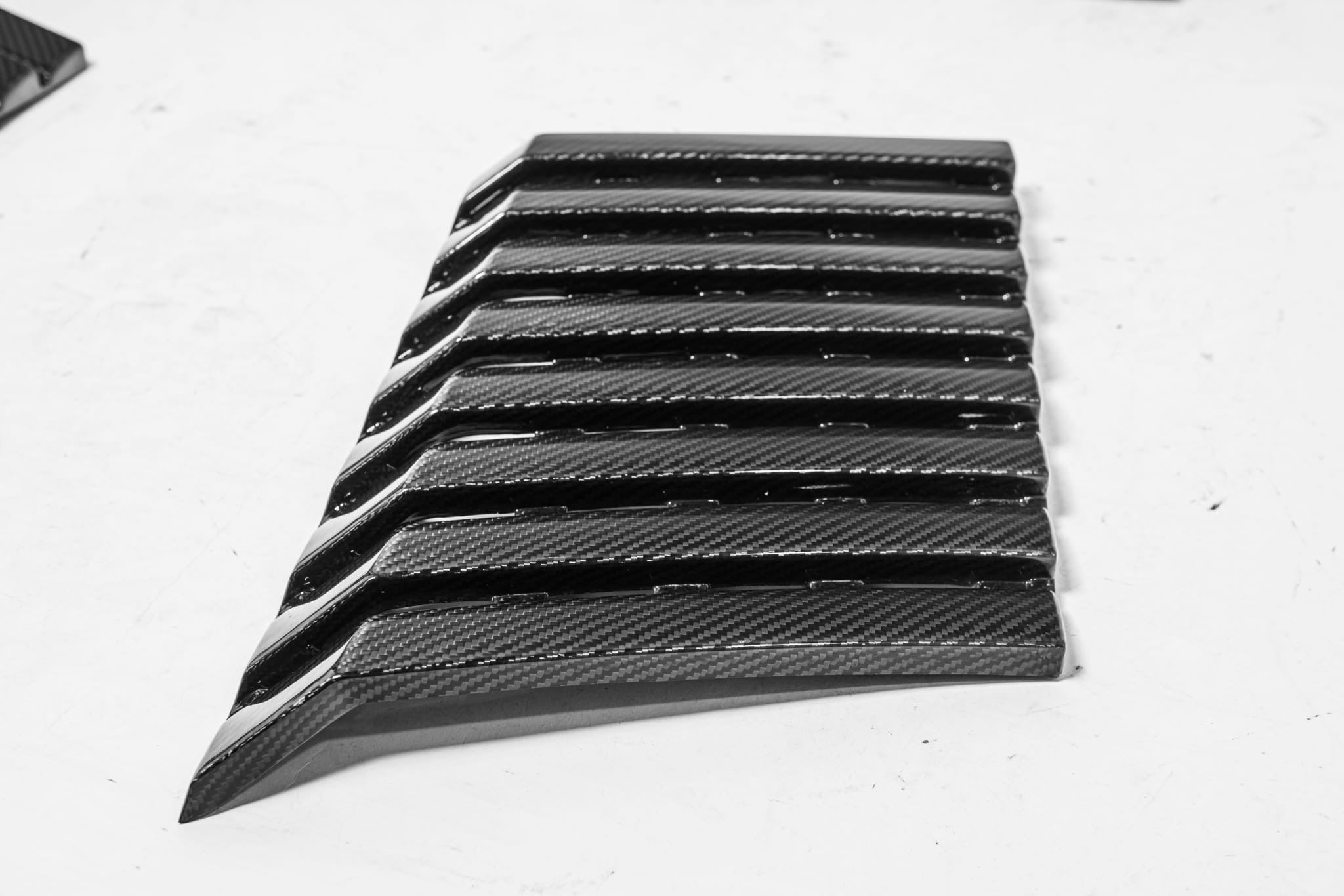 2009-2014 Ford F-150 Raptor SVT | SDP Package Carbon Fiber Side Fender Vent Trim Replacement and Hood Vents Replacement