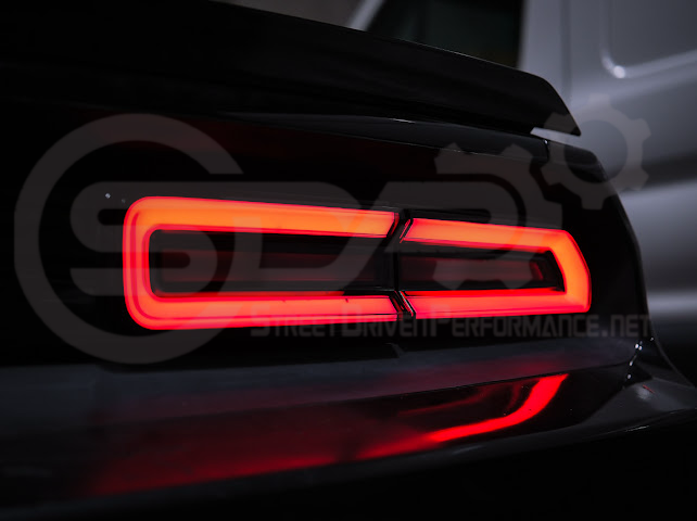 2008-2014 Dodge Challenger | Facelift Sequential Signal LED Smoke Rear Taillights Pair