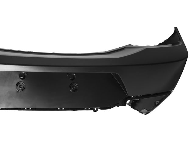 2024-Up Ford Mustang S650 | Factory Style PRIMED BLACK Rear Bumper Cover Replacement