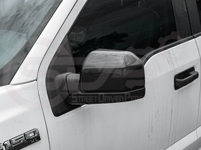 2015-2021 FORD F-150 | FACTORY STYLE CARBON FIBER SIDE MIRROR CAP COVERS