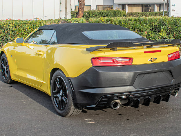 2010-2013 5TH GEN CAMARO GM FLUSH MOUNT WING SMOKE TINTED WICKERBILL