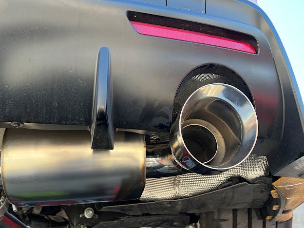2020-PRESENT TOYOTA GR SUPRA A90 A91 | NON RESONATED CAT BACK EXHAUST WITH BURNT BLUE TIPS