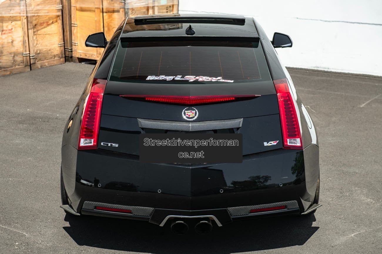 2009-2015 Cadillac CTS Base and CTS-V V2 Coupe CARBON FIBER Roof Spoiler