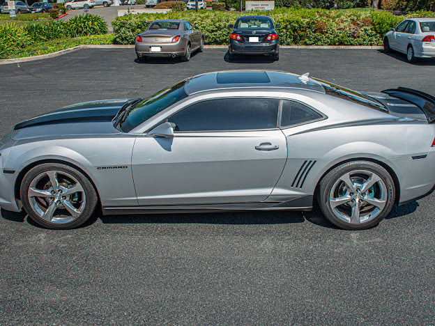2010-2015 5TH GEN CAMARO PERFORMANCE TRACK PACKAGE SIDE SKIRTS ROCKER PANEL GROUND EFFECTS