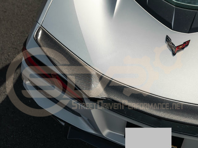 2023-Up Corvette C8 Z06 | Jake Skull Logo Rear Wickerbill Spoiler Wing