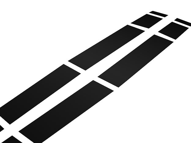 2024-UP FORD MUSTANG S650 | HOOD BODY STRIPE 3M DECALS