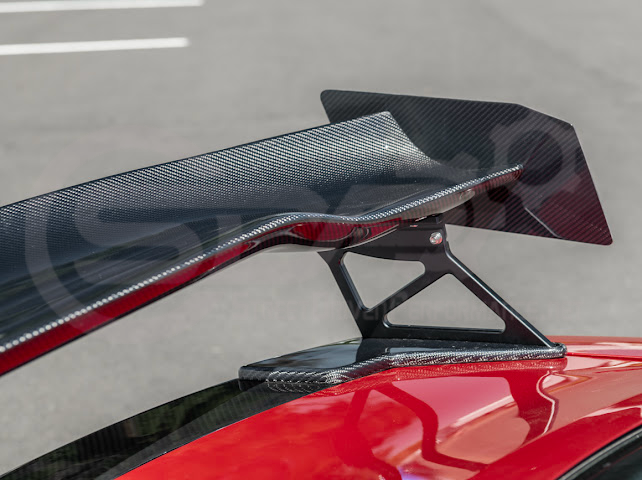 2024-UP FORD MUSTANG S650 COUPE | APR STYLE CARBON FIBER REAR HIGH WING SPOILER
