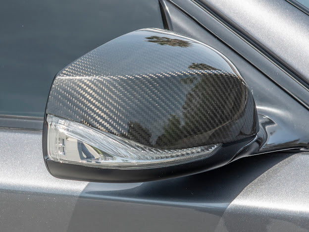 2014-Up Infiniti Q50 Q60 Q70 QX30 Factory CARBON FIBER Side Mirror Covers Pair