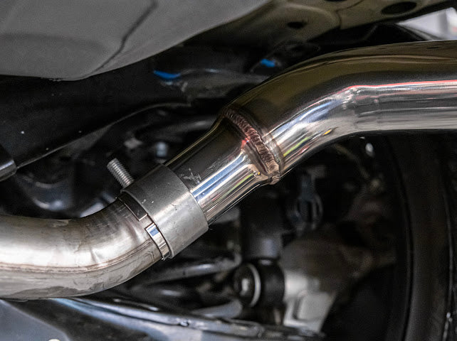 2022+ HONDA CIVC 1.5T & 2023+ ACURA INTEGRA 1.5T | MUFFLER DELETE AXLE BACK EXHAUST KIT (CHROME TIPS OR BURNT BLUE TIPS)