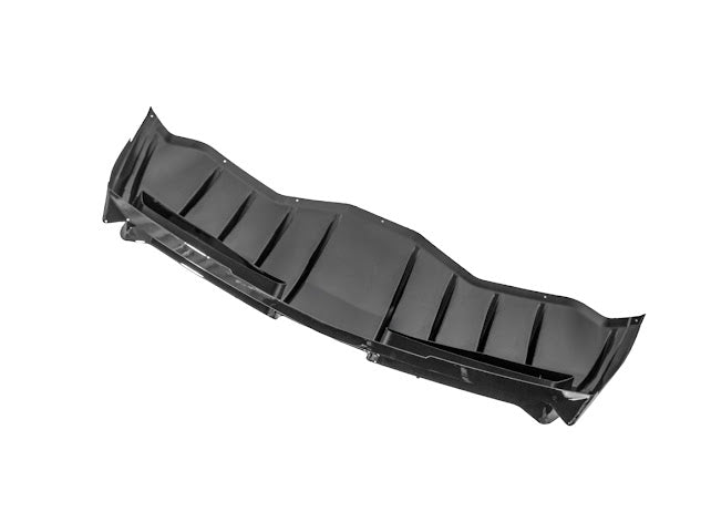 2020-UP CHEVROLET CORVETTE C8 GLOSSY BLACK REAR *ADD-ON*  BUMPER DIFFUSER