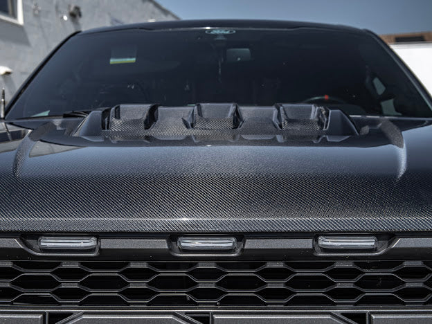 2021-UP FORD F-150 RAPTOR CARBON FIBER FRONT HOOD
