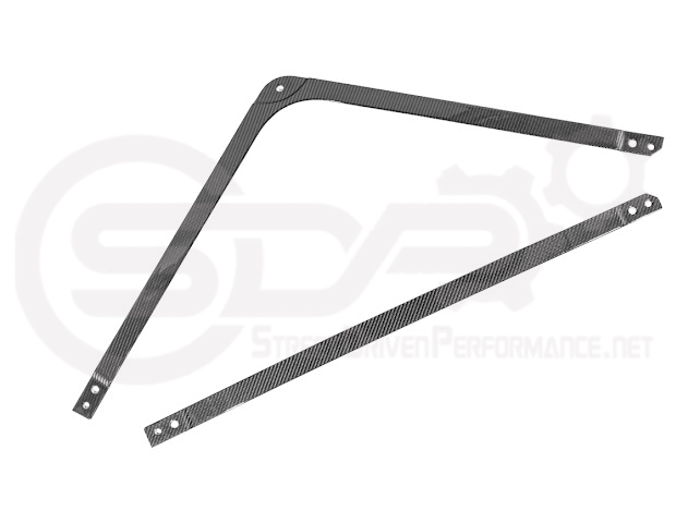2021-UP BMW G80 M3 & G82/G83 M4 DRY CARBON FIBER ENGINE STRUT BRACE BRACKET TOWER BARS
