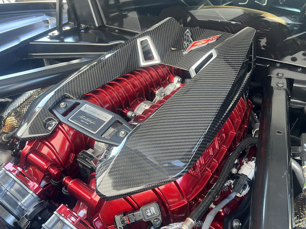 2023+ CORVETTE C8 Z06 CARBON FIBER ENGINE COVER