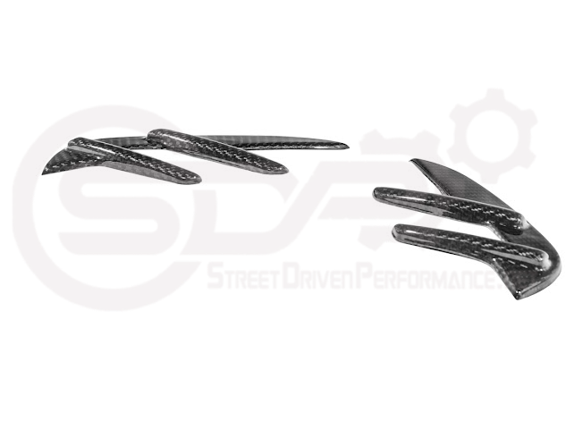 2021-UP BMW G82 G83 M4 | FACTORY REPLACEMENT CARBON FIBER SIDE FENDER VENT TRIM COVERS PAIR