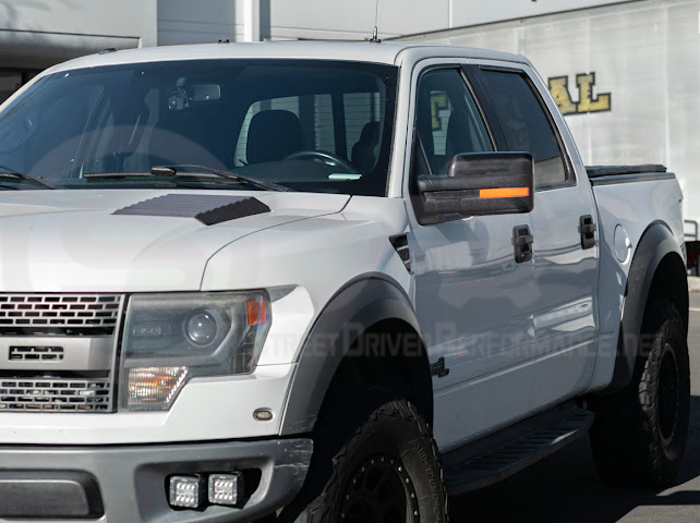 2009-2014 Ford F-150 Raptor SVT | Factory Style Carbon Fiber Mirror Covers Replacement