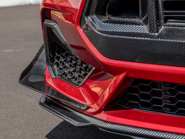 2024-Up Mustang GT S650 | CARBON FIBER Front Side Grille Insert Replacement Pair