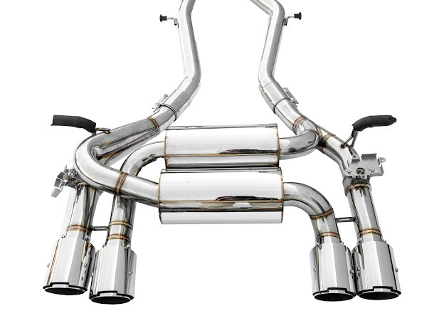 2014-2019 BMW F80 M3 & F82 / F83 M4 | MUFFLER AXLE BACK WITH RESONATED MID PIPE CAT BACK EXHAUST