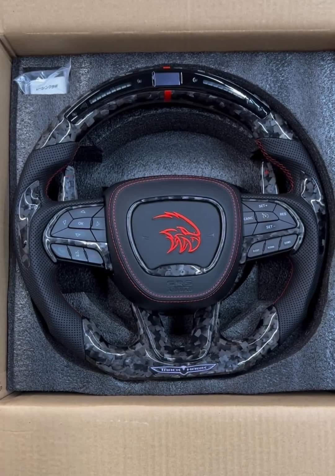 2005 - 2024+ MOPAR Dodge Charger Custom Carbon Fiber Steering Wheel with options