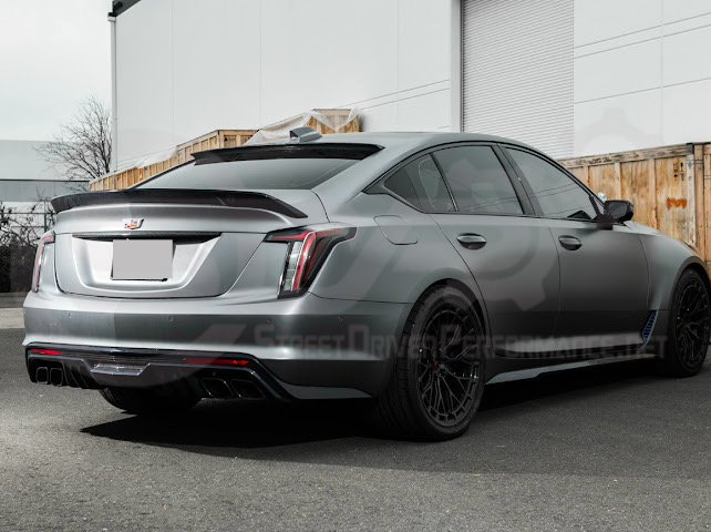 2020-Present Cadillac CT5 / CT5-V / CT5-V Blackwing | SDP Performance Style CARBON FIBER Rear Window Top Roof Spoiler Wing