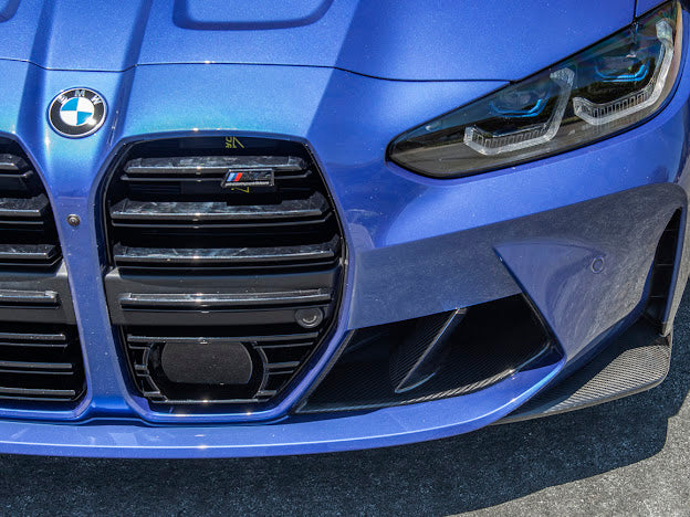 2021-Up BMW G82 / G83 M4 | Factory Extended Style Carbon Fiber Front Lip Splitter Pair Ground Effects
