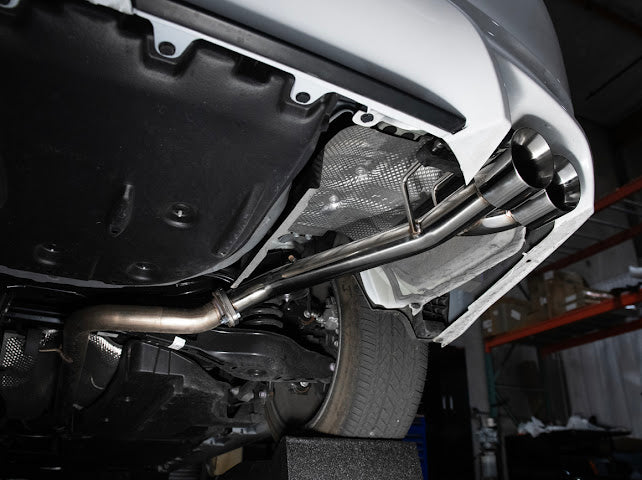 2018-2024 Toyota Camry SE | T-304 Muffler Delete Single Exit Axle Back Exhaust (Chrome or Burnt Blue Tips)