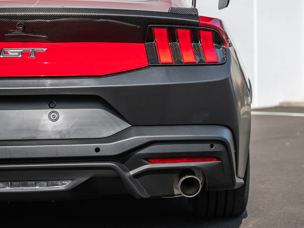 2024-Up Ford Mustang S650 | Factory Style PRIMED BLACK Rear Bumper Cover Replacement