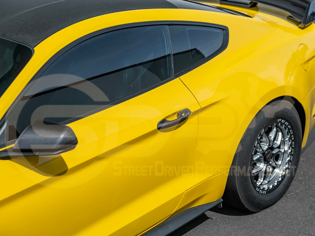 2015-2023 FORD MUSTANG S550 | CARBON FIBER OUTER DOOR HANDLE COVER SET PAIR